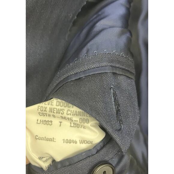 Hickey Freeman Blazer Sport Coat Blue Wool 41R Men's Tailored Career Office - Picture 10 of 11